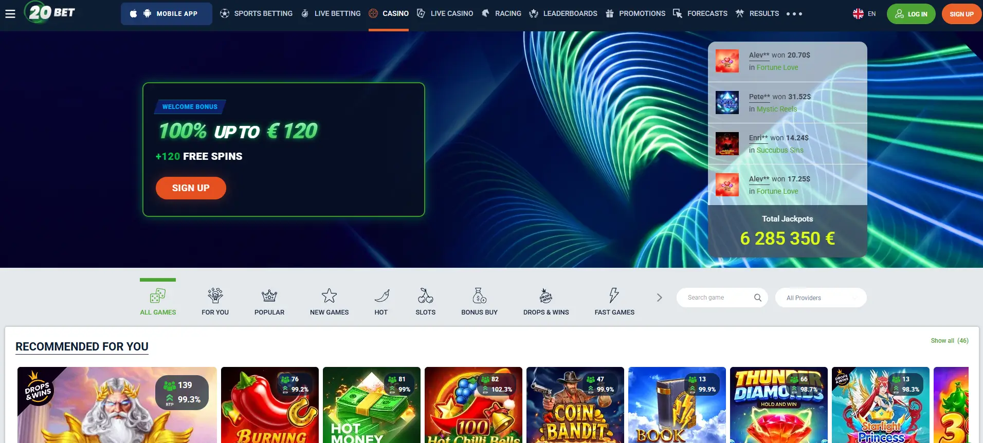 20Bet Casino