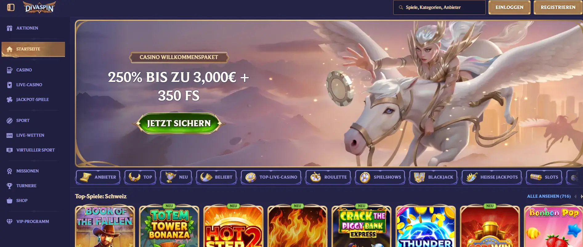 Divaspin Casino
