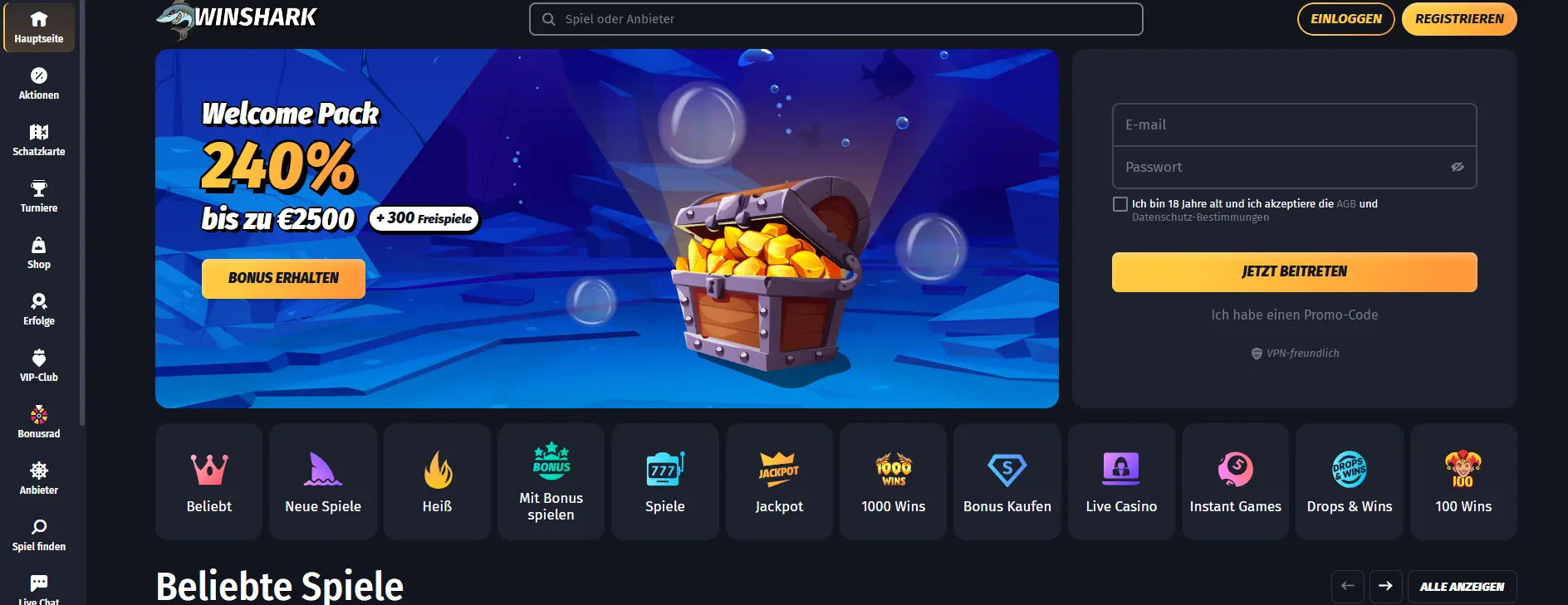 Winshark Casino